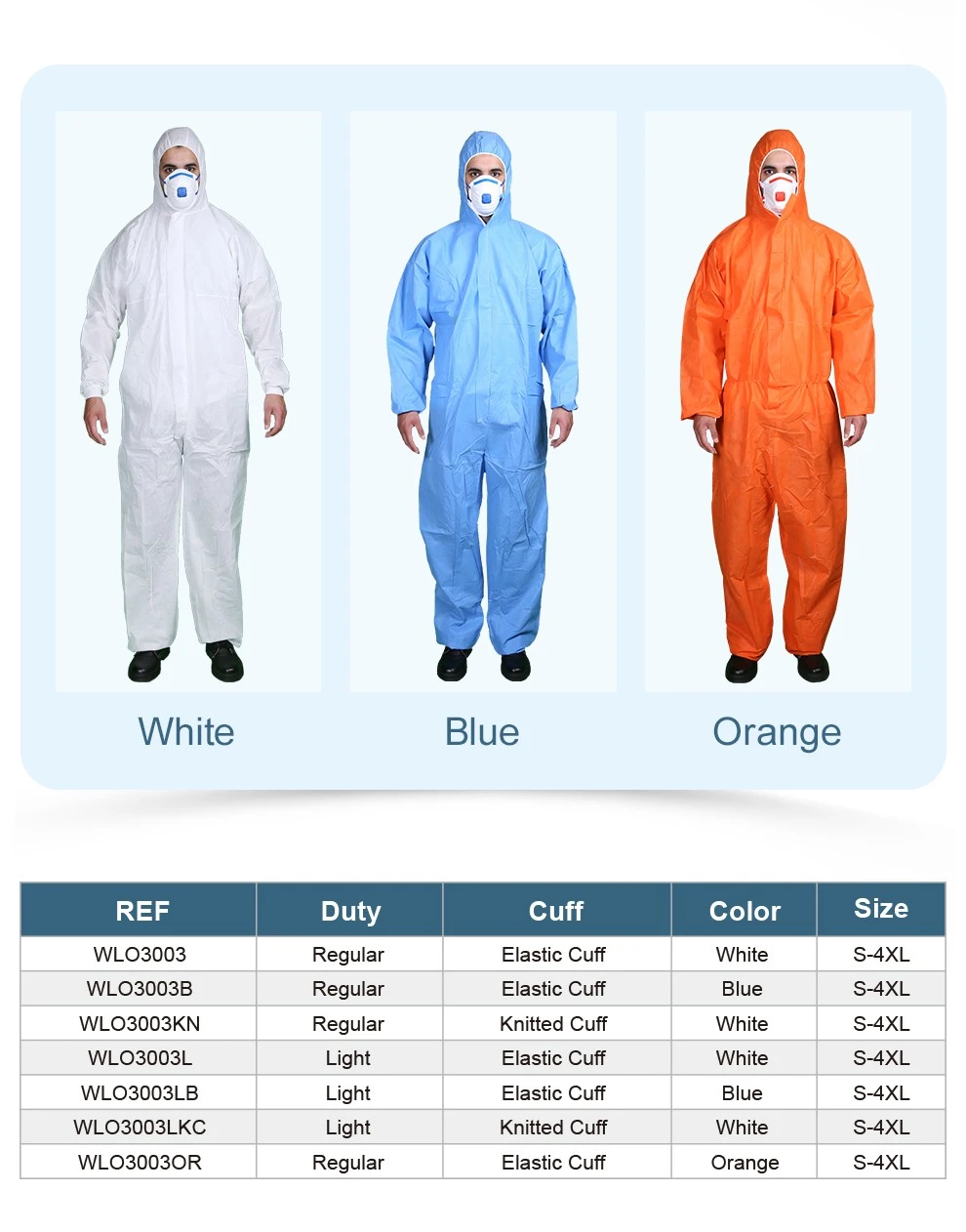 Orange Disposable Coverall