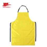 노란색 PVC 앞치마